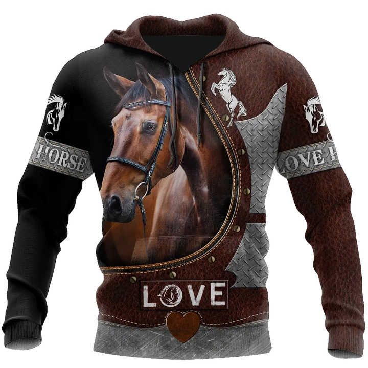 Love Beautiful Horse 3D All Over Printed Shirts For Men And Women TR2505202S - Amaze Style™-Apparel