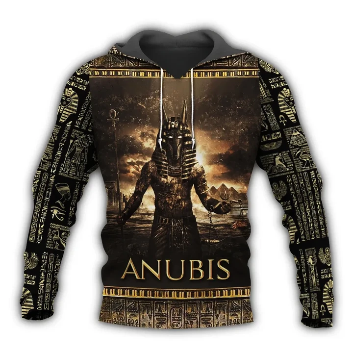 Ancient Egypt Anubis 3D All Over Printed Clothes Hoodie MP030305 - Amaze Style™-Apparel