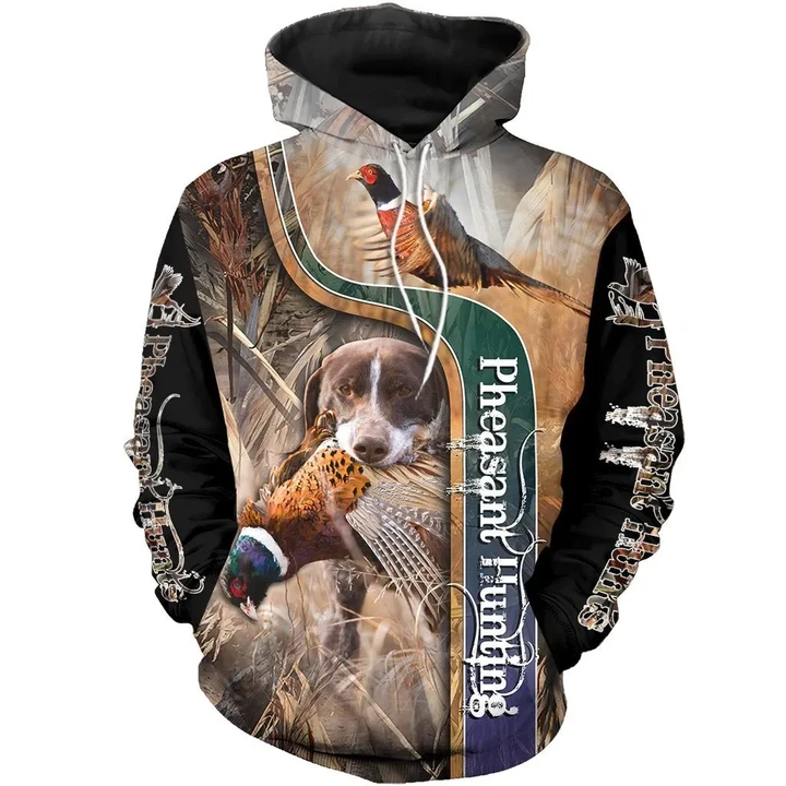 Pheasant Hunting 3D All Over Printed Shirts Hoodie For Men And Women MP992 - Amaze Style™-Apparel