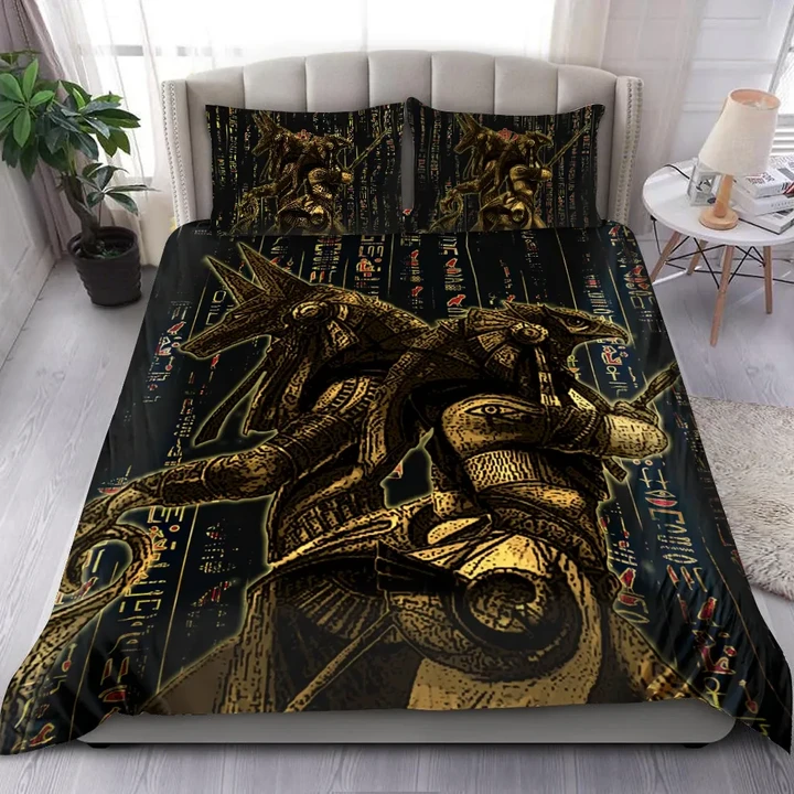 Ancient Egyptian Anubis Bedding Set JJW06082002 - Amaze Style™-Bedding