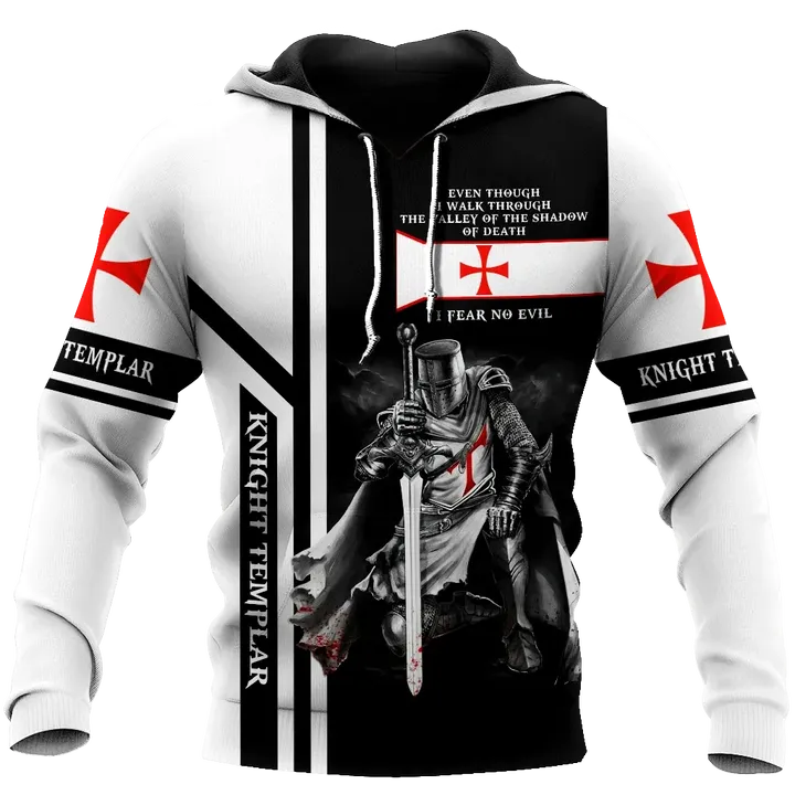Brave Knight Templar 3D All Over Printed Shirts Hoodie MP28082006 - Amaze Style™-Apparel