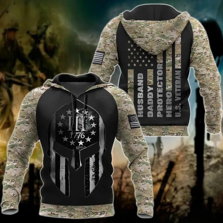 Spartan Soldier US Army 3D All Over Printed Shirt Hoodie HAC080902 - Amaze Style™-Apparel