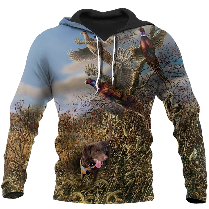 Pheasant Hunting 3D All Over Printed Shirts JJ060303 - Amaze Style™-Apparel