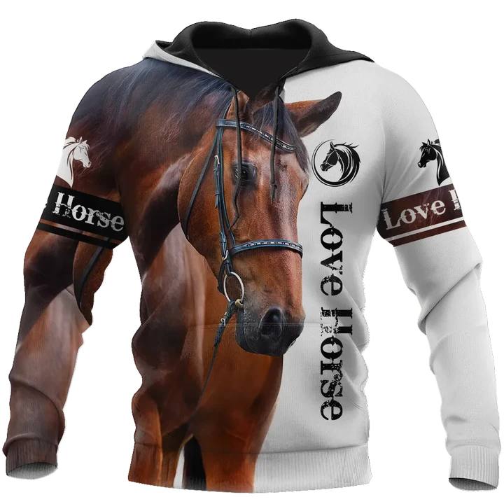 Love Horse 3D All Over Printed Shirts For Men And Women TR2508201 - Amaze Style™-Apparel