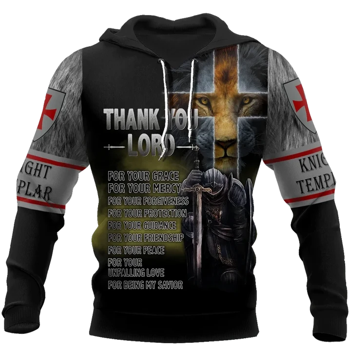 Brave Knight Templar God 3D All Over Printed Shirts JJ010401 - Amaze Style™-Apparel
