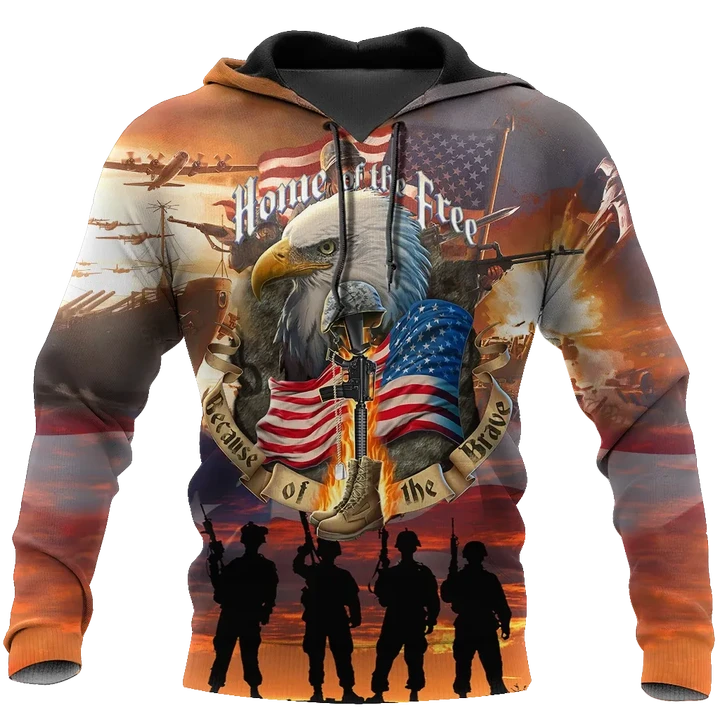 US Veteran 3D All Over Printed Hoodie Shirt HAC160904 - Amaze Style™-Apparel