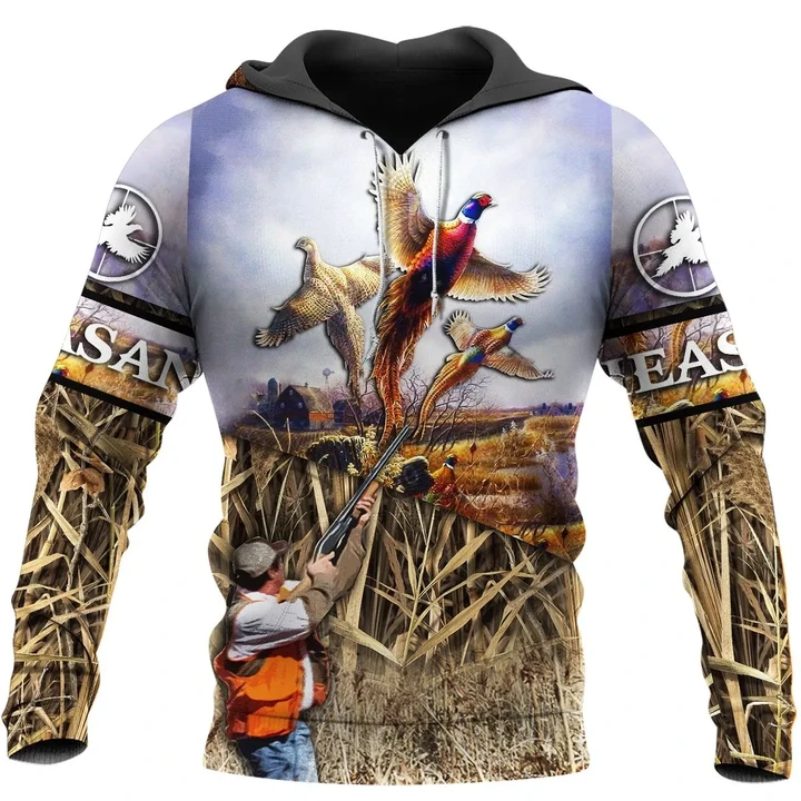 PHEASANT HUNTING 3D ALL OVER PRINTED SHIRTS MP916 - Amaze Style™-Apparel