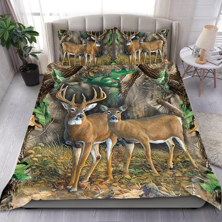 Amazing Deer Bedding Set HT08062001 - Amaze Style™-Quilt