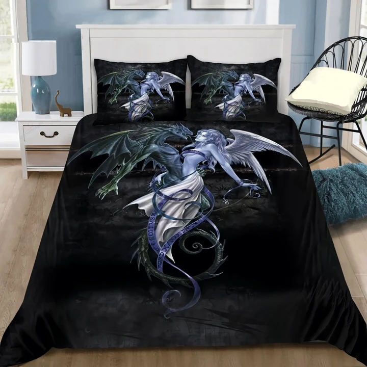 Gothic Dragon Art Bedding Set MP180814 - Amaze Style™-Quilt