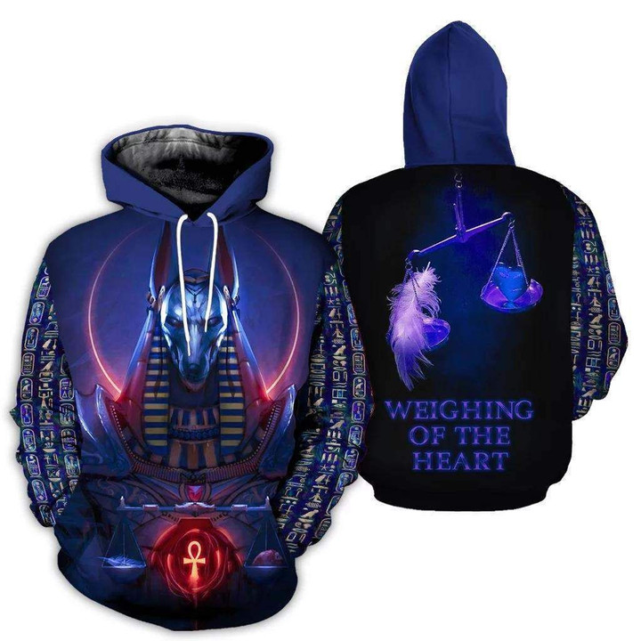 Anubis Blue Nice 3D All Over Printed Clothes - Amaze Style™-Apparel