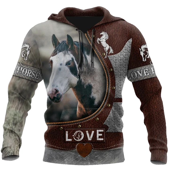 Love Beautiful Horse 3D All Over Printed Shirts For Men And Women TR2505204S - Amaze Style™-Apparel