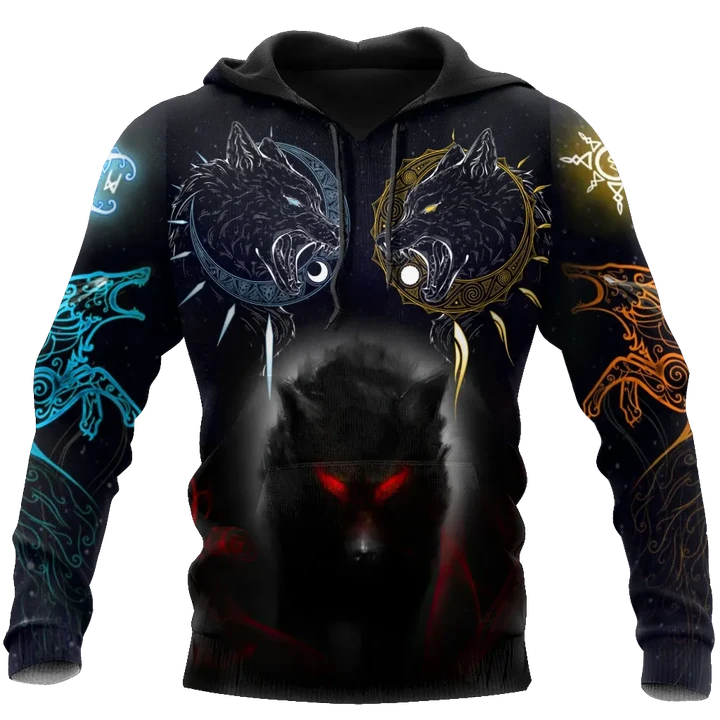 Wolf 3D All Over Printed Shirt Hoodie For Men And Women VP05092001 - Amaze Style™-Apparel