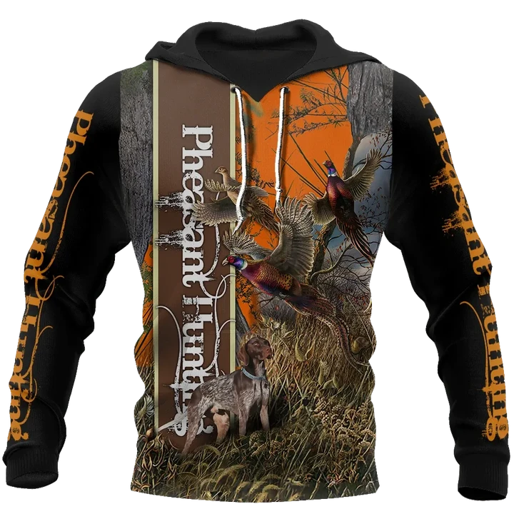 Pheasant Hunting 3D All Over Printed Shirts For Men And Women JJ100103 - Amaze Style™-Apparel