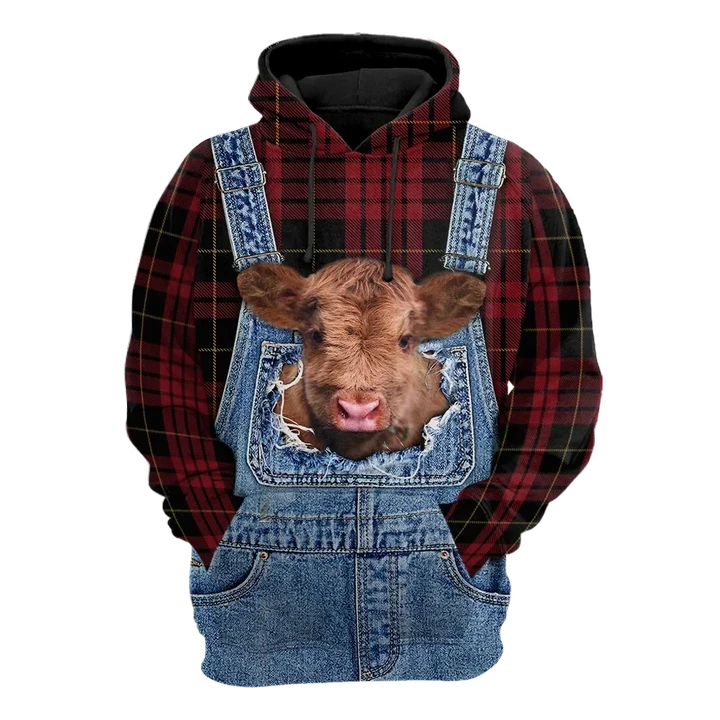 Love Cow 3D All Over Printed Hoodie Shirt MP1609201 - Amaze Style™-Apparel