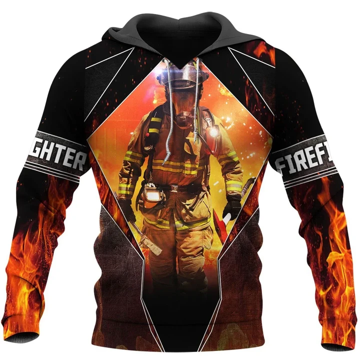 I'm a Brave Firefighter 3D All Over Printed Hoodie MP200301 - Amaze Style™-