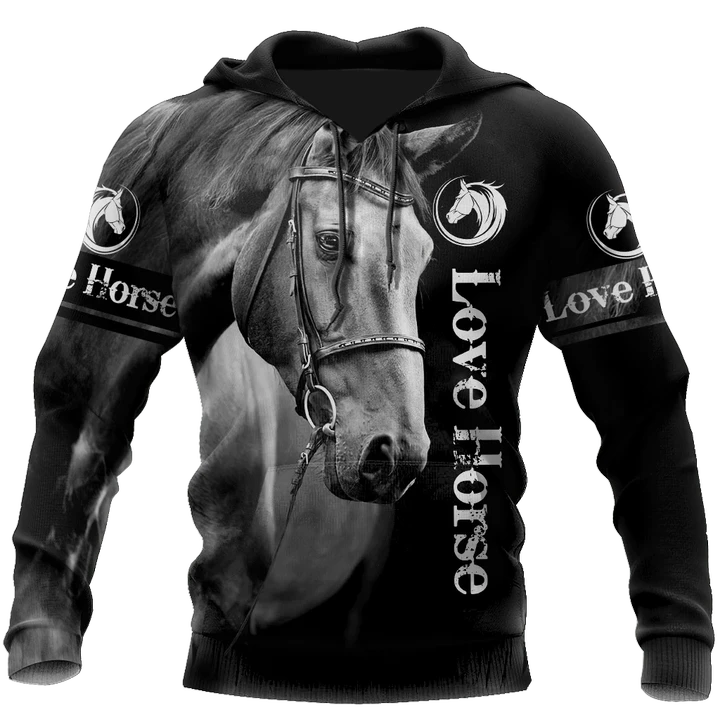 Love Horse 3D All Over Printed Shirts For Men And Women TR2005204S - Amaze Style™-Apparel