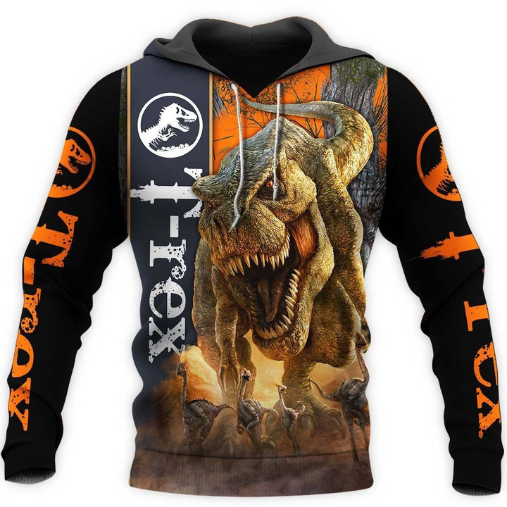 DINOSAUR T-REX 3D ALL OVER PRINTED SHIRTS MP898 - Amaze Style™-Apparel