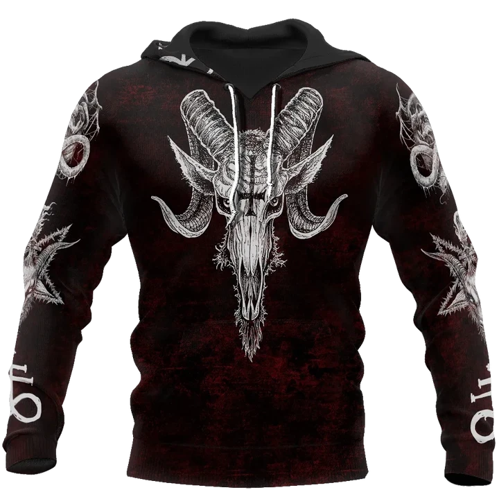 Satanic Tribal 3D All Over Printed Hoodie Shirts For Men And Women MP180305a - Amaze Style™-Apparel