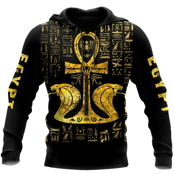 3D All Over Printed Ankh Ancient Egypt Hoodie Clothes MP08082002 - Amaze Style™-Apparel