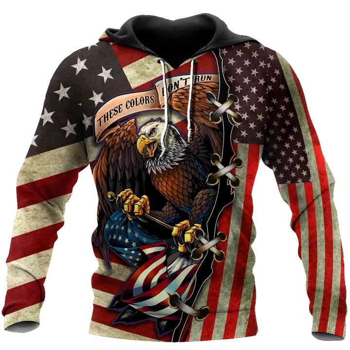 Eagle US Veteran 3D All Over Printed Hoodie Shirt For Men and Women MP31082001 - Amaze Style™-Apparel