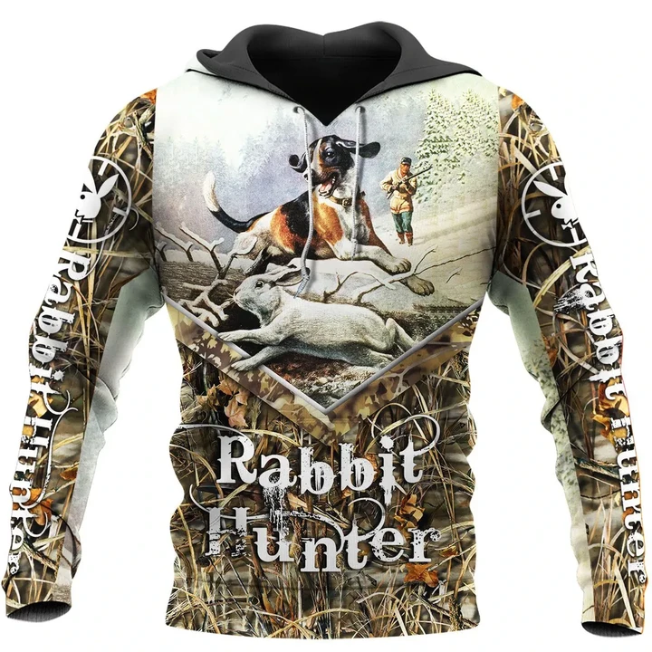 Rabbit Beagle Hunting 3D All Over Printed Shirts Hoodie MP997 - Amaze Style™-Apparel