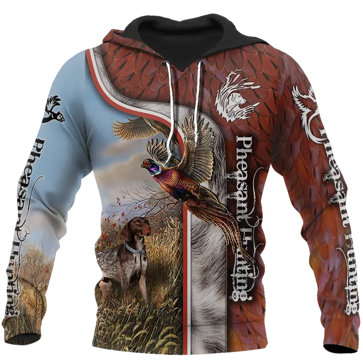 Pheasant Hunting 3D All Over Printed Shirts For Men And Women JJ100101 - Amaze Style™-Apparel