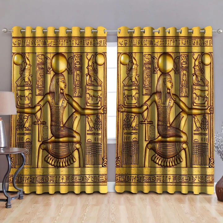 Ancient Egyptian Blackout Thermal Grommet Window Curtains Pi25062003 - Amaze Style™-Curtains