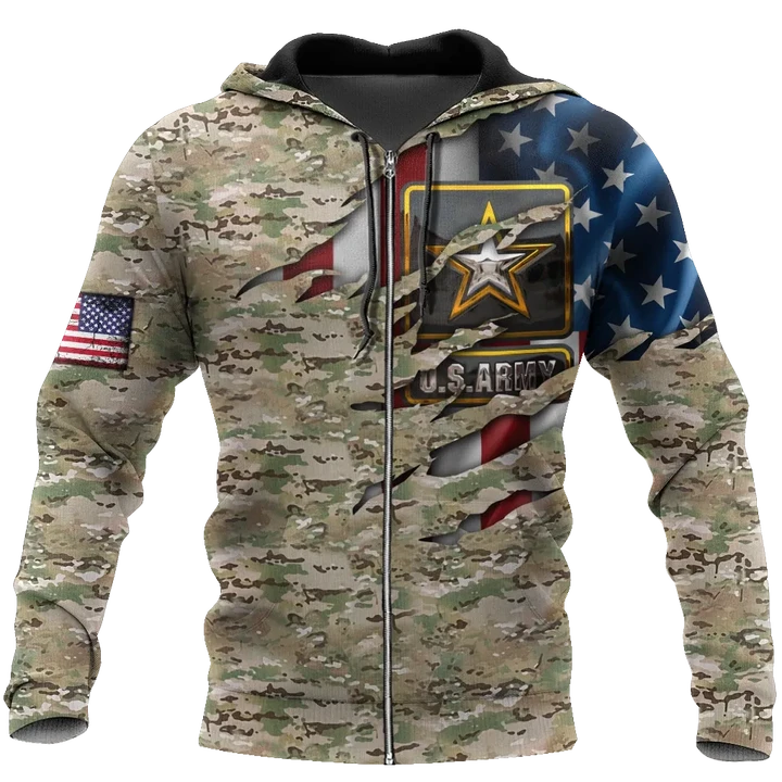US Army Veteran 3D All Over Printed Hoodie Shirt HAC150905 - Amaze Style™-Apparel