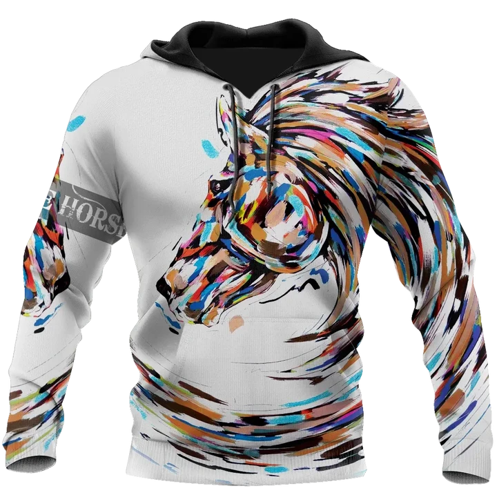 Love Beautiful Horse 3D All Over Printed Shirts For Men And Women TR1605202S - Amaze Style™-Apparel