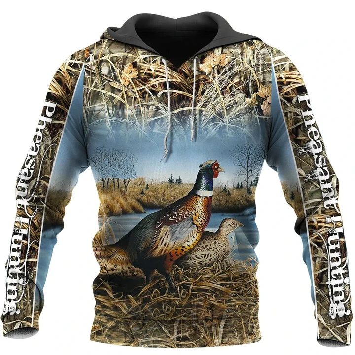Pheasant Hunting 3D All Over Printed Shirts Hoodie For Men And Women MP988 - Amaze Style™-Apparel