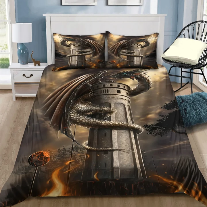 Gothic Dragon Art Bedding Set MP200814 - Amaze Style™-Bedding Set