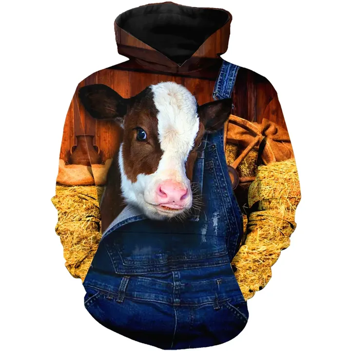 Cow Hoodie T-Shirt Sweatshirt for Men and Women NM121112 - Amaze Style™-Apparel