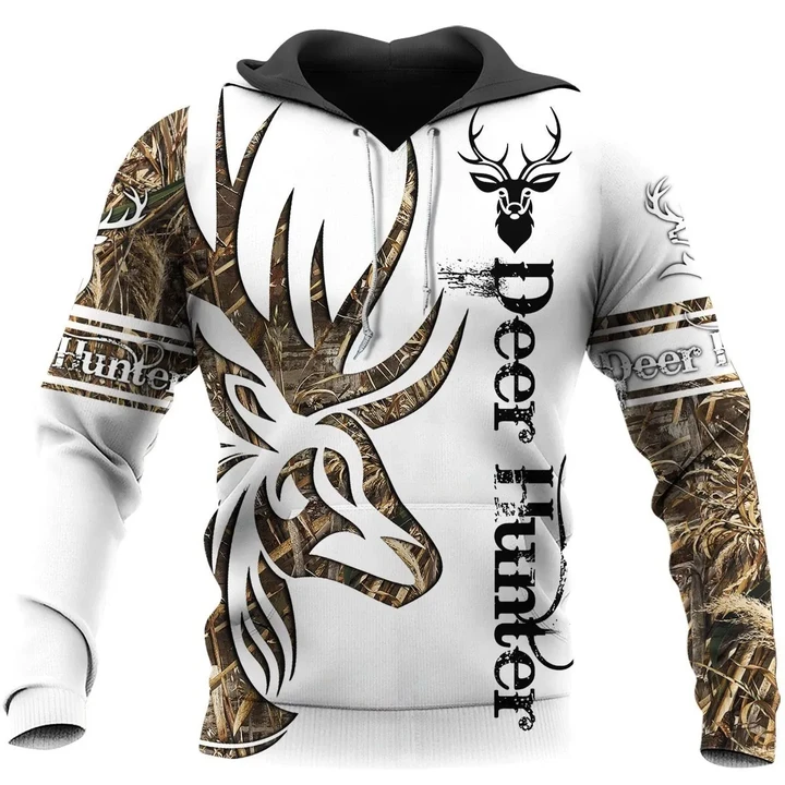 Camo Tattoo Deer Hunting Hoodie T-Shirt Sweatshirt NM - Amaze Style™-Apparel