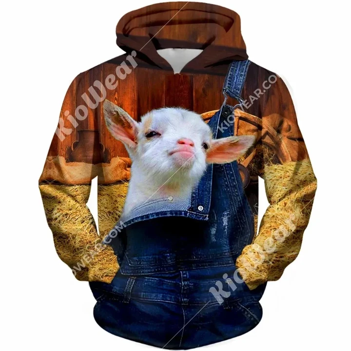 Baby Goat Hoodie T-Shirt Sweatshirt for Men and Women NM121113 - Amaze Style™-Apparel