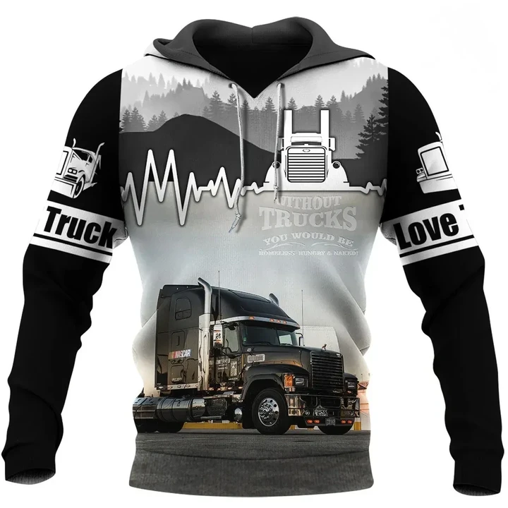 Love Truck Hoodie T Shirt Sweatshirt for Men & Women NM - Amaze Style™-Apparel