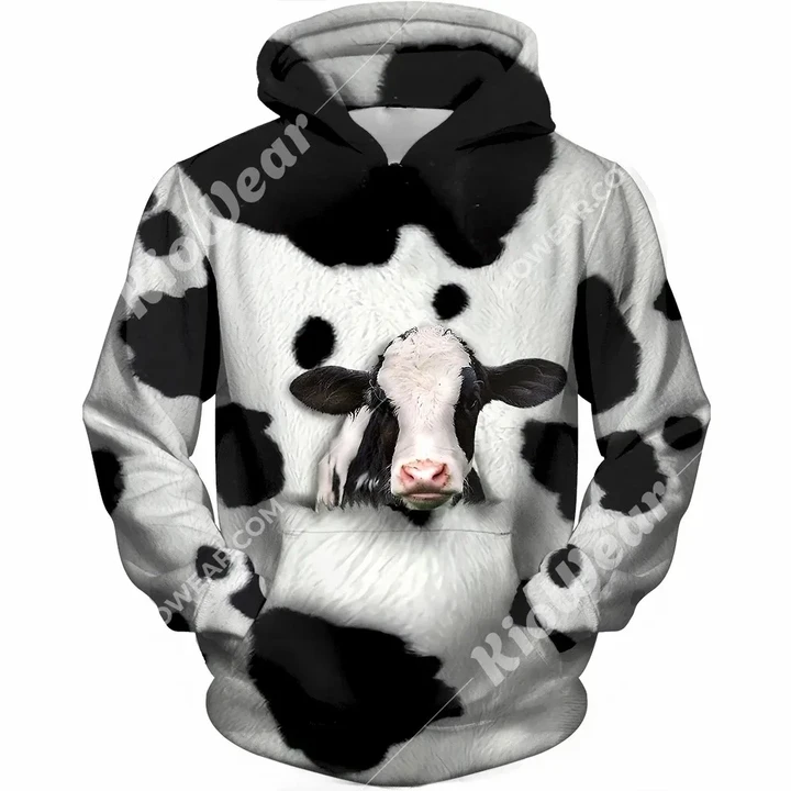 Lovely Dairy Cows Hoodie T-Shirt Sweatshirt for Men and Women NM121116 - Amaze Style™-Apparel