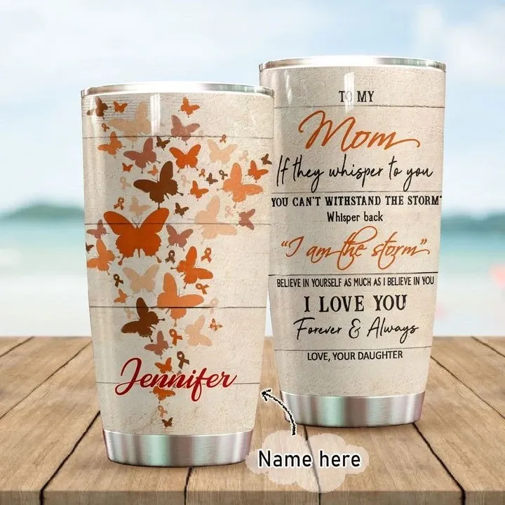 To My Mom Personalized Stainless Steel Tumbler 20 Oz NM10042003 - Amaze Style™-Tumbler