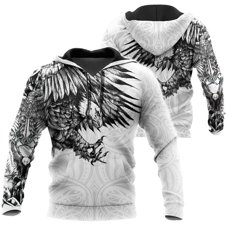 Eagle Tattoo Art Hoodie T Shirt For Men and Women HAC300503-NM - Amaze Style™-Apparel