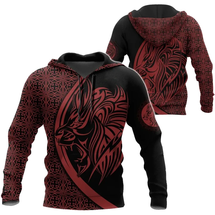 Lion Tattoo Hoodie T Shirt For Men and Women HAC080605-NM - Amaze Style™-Apparel