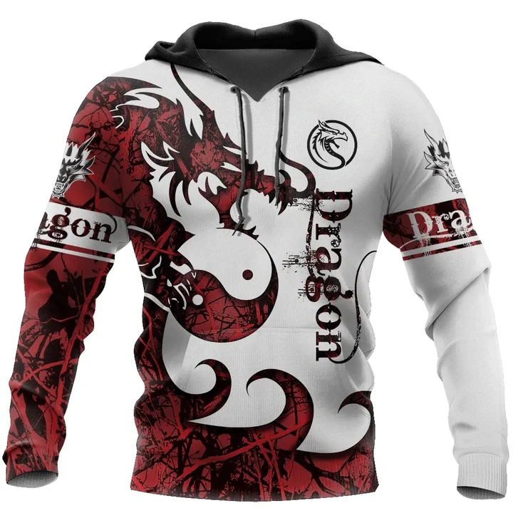 3D Tattoo and Dungeon Dragon Hoodie T Shirt For Men and Women NM050932 - Amaze Style™-Apparel