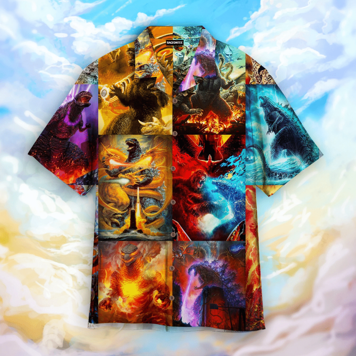 Godzilla Hawaiian Shirt | For Men & Women | Adult | HW4889