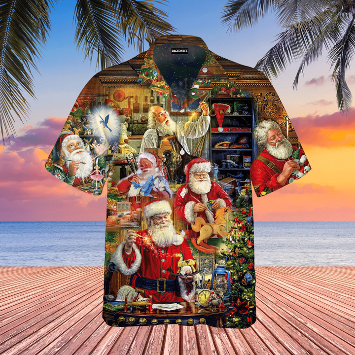 Santa Toys Factory Hawaiian Shirt | For Men & Women | Adult | WT1013
