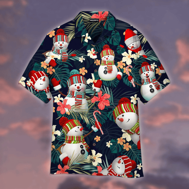 Stay Cool Snowman In Christmas Day Hawaiian Shirt | For Men & Women | Adult | WT1541