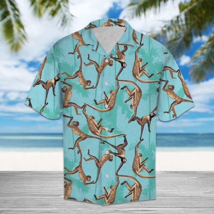 Monkey Hawaiian Shirt | For Men & Women | Adult | HW8267