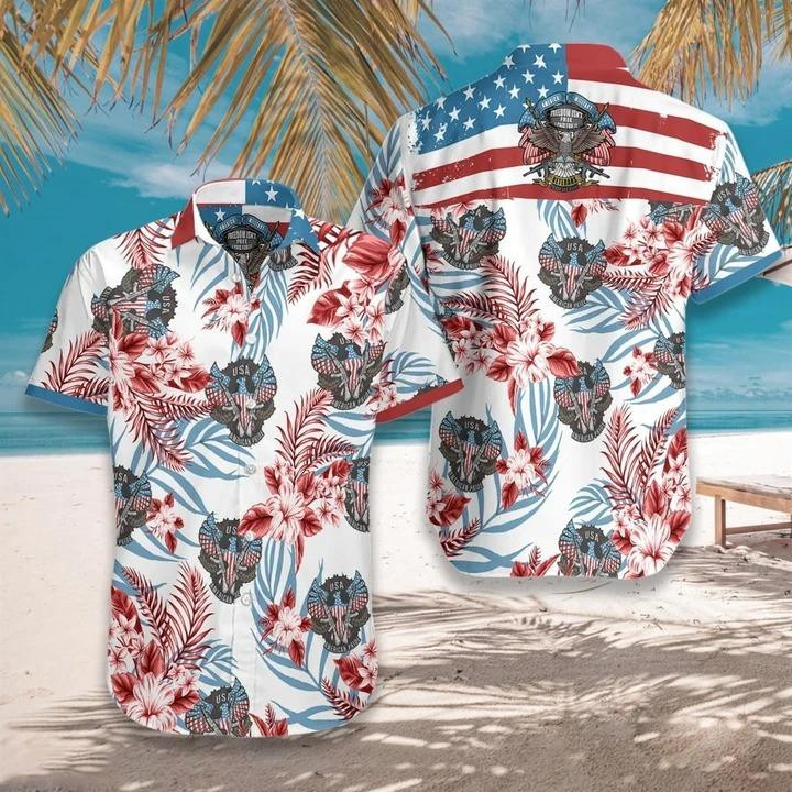 Proud Veterans American Military Hawaiian Shirt | For Men & Women | Adult | HW2873