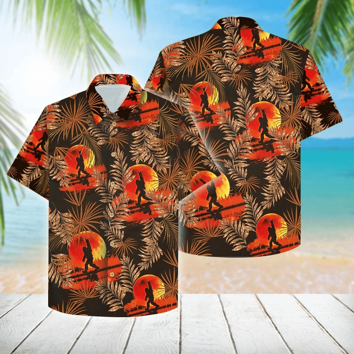 Bigfoot Cool Hawaiian Shirt | For Men & Women | Adult | HW1670