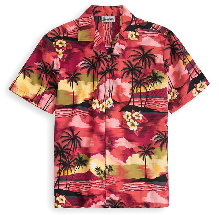 Hawaiian Sunset Multicolor Nice Design Hawaiian Shirt | For Men & Women | Adult | HW8321