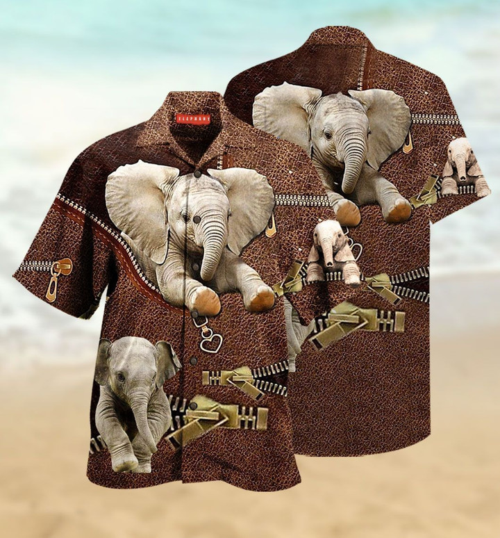 Elephant Hawaiian Shirt | For Men & Women | Adult | HW2973