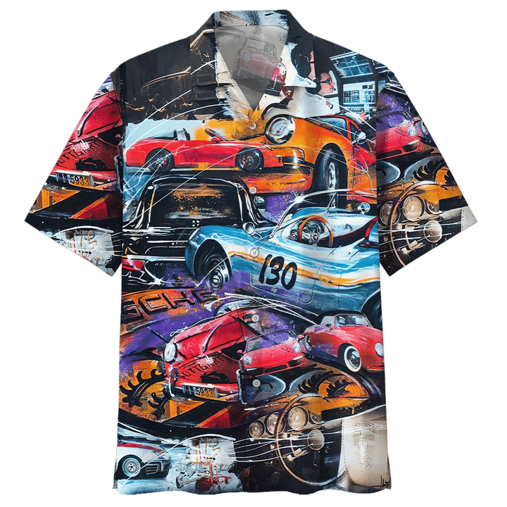 Racing Car Hawaiian Shirt | For Men & Women | Adult | HW7897