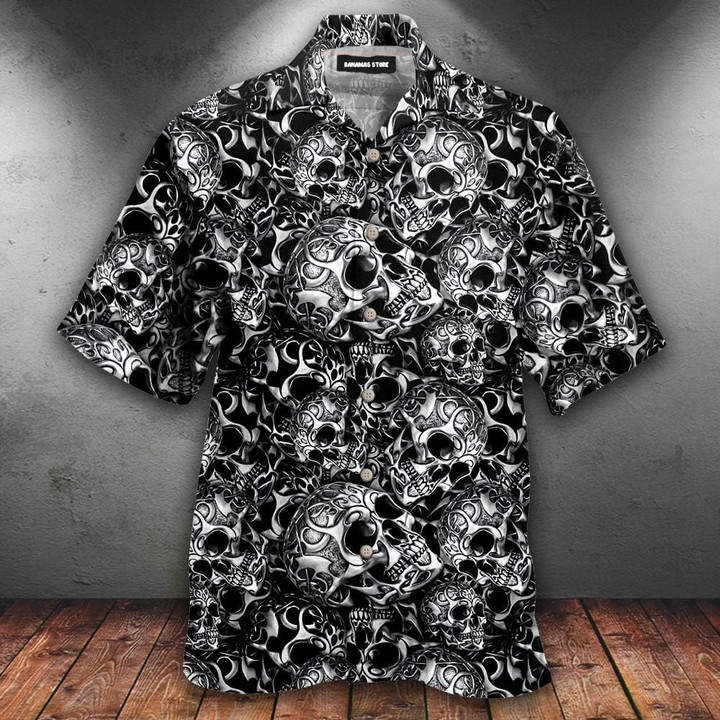 Skull Hawaiian Shirt | For Men & Women | Adult | HW8263